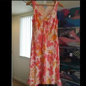 Ann Taylor Dresses - Ann Taylor Loft orange floral long dress, new Ann Taylor Dresses - Ann Taylor Loft orange floral long dress, new